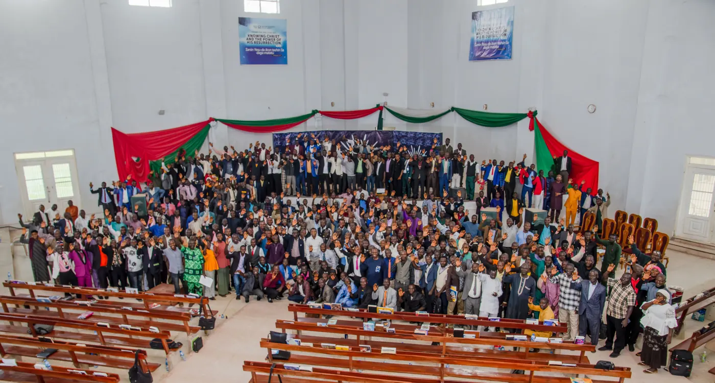 Participants gathered for the Gindiri conference